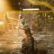 Mi Proyecto del curso: Fotomontaje futurista con Adobe Photoshop. Een project van Fotografische postproductie, Retoucheren van foto's, Digitale fotografie, Fotografische compositie y Fotomontage van benjaaguayob - 25.06.2021