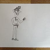 Mein Kursprojekt: Einführung in das Erstellen von Zeichentrickfiguren. Traditional illustration, Character Design, and Drawing project by dany_ - 06.25.2021