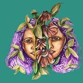 My project in Watercolor Portraits Inspired by Nature course. Painting, Watercolor Painting, and Portrait Drawing project by joskabarr - 06.25.2021