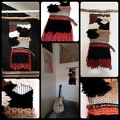 Meu projeto do curso: Introdução à tapeçaria em tear manual. Accessor, Design, Decoration, and Fiber Arts project by dina calado - 06.25.2021