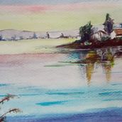 Mi Proyecto del curso: Paisajes naturales en acuarela. Een project van  Beeldende kunst, Schilderij y Aquarelschilderen van aserranoroldan - 25.06.2021