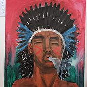 Pinturas e Ilustrações. Acr, lic Painting, Traditional illustration, Artistic Drawing, Fine Arts, Oil Painting, Pencil Drawing, Portrait Drawing, and Digital Illustration project by Sabrina Novais - 06.26.2021