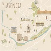 Mapa de mi ciudad. Traditional illustration, Infographics, Drawing, Digital Illustration, Artistic Drawing, and Digital Painting project by Nazaret Vivas Zamora - 06.26.2021