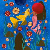 Sereia. Traditional illustration, Digital Illustration, and Digital Painting project by Keu Apoema - 06.26.2021
