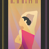 My project in Art Deco Style for Digital Illustration course. Un projet de Illustration traditionnelle, Beaux Arts, Conception d'affiches et Illustration numérique de Flóra Tóth - 26.06.2021