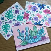 My project in Coloring with Watercolor: Discover Your Chromatic Character course. Ilustração tradicional, Artes plásticas, Pintura, Pintura em aquarela, e Teoria da cor projeto de Ila Fox - 13.08.2022