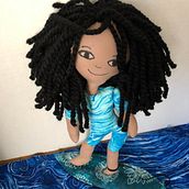 Meet Nalani - My project in Soft Toy Creation . Character Design, Arts, Crafts, To, and Design project by Delonna Gibbs - 06.27.2021