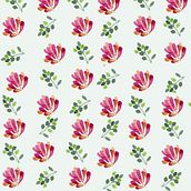 Mi Proyecto del curso: Acuarela botánica para estampados/ tarde. Un progetto di Illustrazione tradizionale, Pattern design, Pittura ad acquerello e Illustrazione botanica di Mariana Quinteros - 26.03.2021