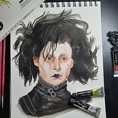 Retratos em aquarela. Traditional illustration, Painting, Drawing, and Watercolor Painting project by Jaque Alves - 06.28.2021
