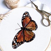 My project in Realistic Embroidery Techniques course. Projekt z dziedziny Tradycyjna ilustracja i  Haft użytkownika Elaine - 27.06.2021