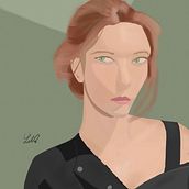 Mi Proyecto del curso: Principios de pintura digital para retratos . % Sith Srinoi tarafından hazırlanan Tablo, Dijital Bo, Ve ama projesi - 06.28.2021