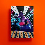 Poster Daft Punk. Un proyecto de Diseño, Ilustración tradicional y Collage de Daniel Coloma - 28.06.2021