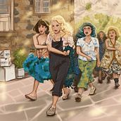 Mamma Mia book. Un progetto di Illustrazione tradizionale di Mar Bass - 28.06.2021
