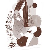 Mi Proyecto del curso: Técnicas de dibujo tradicional con Procreate. Projekt z dziedziny Trad, c, jna ilustracja, Ilustracja c, frowa, Portret, R, sunek c i frow użytkownika sombra - 28.06.2021