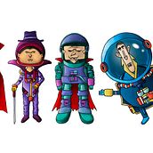 Mi Proyecto del curso: Astronautas Vampiros. Traditional illustration, Character Design, Digital Illustration, Children's Illustration, and Narrative project by anbes_01 - 06.27.2021