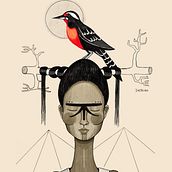 En la naturaleza. Traditional illustration project by Daniela Trigo - 06.28.2021