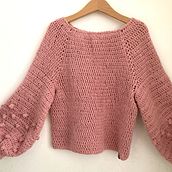 Mi Proyecto del curso:  Top-down: prendas a crochet de una sola pieza. Fashion Design, Fiber Arts, DIY, and Crochet project by rocblog - 06.01.2021