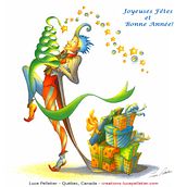 En avant la parade!  (Carte de Noël - Christmas card). Un proyecto de Ilustración tradicional de Luce Pelletier - 29.06.2021