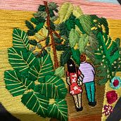 Mi Proyecto del curso: Introducción al bordado botánico. Un progetto di Ricamo di gaudi_araya - 29.06.2021