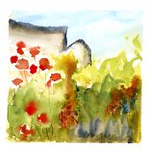My projects in Natural Landscapes in Watercolor course... ruined papers !. Fine Arts, Painting, and Watercolor Painting project by Todd Harper - 06.30.2021