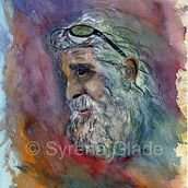 Man from the Mountain. Un proyecto de Pintura y Pintura a la acuarela de Syrena Glade - 30.06.2021