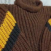 Mi Proyecto del curso: Crochet: crea prendas con una sola aguja. Un progetto di Fashion design, Fiber Art, DIY e Uncinetto di Camila Andrea Hernández Aliaga - 29.06.2021