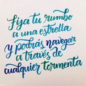 Mi Proyecto del curso: Principios de la caligrafía con brush pen. Calligraph project by Carolina De Ovando Beita - 06.25.2021