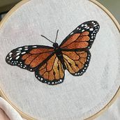 Mi Proyecto del curso: Técnicas de bordado realista. Traditional illustration, and Embroider project by Rocío Ramírez - 06.30.2021