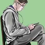 Retrato. Traditional illustration, and Digital Illustration project by Rosa Martí - 06.30.2021