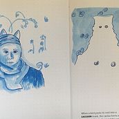 My project in Illustration Techniques to Unlock your Creativity course. Een project van  Ontwerp, Traditionele illustratie,  Beeldende kunst, Schilderij,  Creativiteit, Creativiteit met kinderen y Sketchbook van Isabelle Chu - 30.06.2021