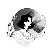 Mein Kursprojekt: Traditionelle Zeichentechniken mit Procreate . Traditional illustration, Digital Illustration, Portrait Drawing, and Digital Drawing project by Tiny Pribitzer - 06.30.2021