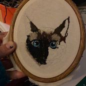 Mi Proyecto del curso: Needle painting para principiantes. Embroider, and Naturalistic Illustration project by Natalia Martinez Sepulveda - 06.30.2021