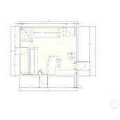 Mi Proyecto del curso: Le Cabanon. Architecture, Architectural Illustration, ArchVIZ, Interior Architecture, Interior Design, L, and scape Architecture project by Pamela Rodríguez Suárez - 06.27.2021