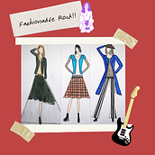 Mi Proyecto del curso: Fashionable Rock . Traditional illustration, Sketching, Fashion Design, and Digital Drawing project by vickydebroyb - 06.29.2021