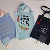TOTE-BAGS BORDADAS A MANO. Un projet de Design  de Tania RC - 01.07.2021