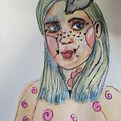 My project in Illustrated Portrait in Watercolor course. Traditional illustration, Fine Arts, Painting, Drawing, Watercolor Painting, Portrait Drawing, and Artistic Drawing project by Emery Lay - 07.01.2021