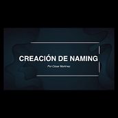 Mi Proyecto del curso: Naming: el arte de la creación de nombres. Advertising, Br, ing, Identit, Creative Consulting, Naming, Creativit, Cop, and writing project by Cesar Martinez - 06.27.2021