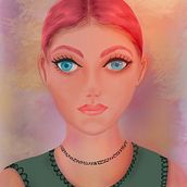 Mon projet du cours : Portrait de personnages féminins avec Procreate. Traditional illustration, and Digital Illustration project by philippe_jouron - 07.01.2021