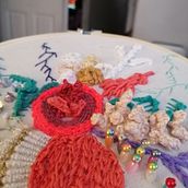 Mi Proyecto del curso: Técnicas avanzadas de bordado: puntadas y composiciones con volumen. Embroider project by Ceci - 06.29.2021