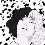 Mi Proyecto del curso: Retrato ilustrado con Procreate Ein Projekt aus dem Bereich Traditionelle Illustration, Vektorillustration, Digitale Illustration und Porträtzeichnung von Eunice Madder - 08.06.2021