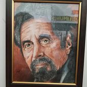 Al Pacino: Retrato realista con lápices de colores. Un progetto di Illustrazione tradizionale, Belle arti, Disegno a matita, Disegno, Disegno di ritratti, Disegno realistico e Disegno artistico di b_mcortes20 - 03.07.2021