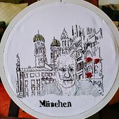 munchen. Un proyecto de Bordado de marcela bartolini - 03.07.2021