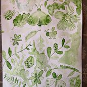My project in Modern Watercolor Techniques course. Traditional illustration, Fine Arts, Painting, and Watercolor Painting project by Ally Burrows - 07.03.2021