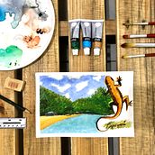 Mi Proyecto del curso: Cuaderno de viaje en acuarela. Traditional illustration, Watercolor Painting, Architectural Illustration, and Sketchbook project by Ikoro - 07.04.2021