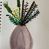 Still life vase . Un proyecto de Pintura de Marni Donnell - 04.07.2021