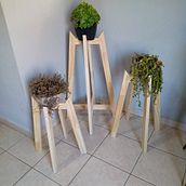 Pies para macetas. Furniture Design, Making, and Product Design project by Florencia Sánchez - 07.05.2021
