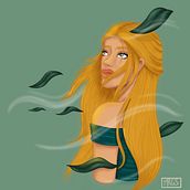 My project in Female Character Portraits in Procreate course. Traditional illustration, Digital Illustration, and Digital Drawing project by smeeart - 06.02.2021