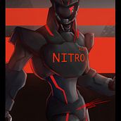 NITRO, Robot Avanzado. Un progetto di Illustrazione tradizionale e Character design di Katherin Ponce - 05.07.2021