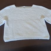 Mi Proyecto del curso:  Top-down: prendas a crochet de una sola pieza. Un progetto di Fashion design, Fiber Art, DIY e Uncinetto di Ana Py - 05.07.2021