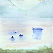 Untitled 3 (mixed media on paper). Traditional illustration, Fine Arts, Watercolor Painting, Gouache Painting, Acr, and lic Painting project by Amy O'Donoghue - 07.05.2021